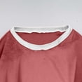 thumbnail image 4 of Pajama Set for Women Loose Solid And Winter Underwear Loungewar Thick And Velvet Warm Long Sleeves Top Pants Pajama Sets, 4 of 8