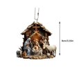 thumbnail image 3 of Adornos de Nacimiento por Sublimación, Decoración Navideña Única, Regalo de la Virgen María, Decoración para Árbol de Navidad, Adornos de Sublimación, Decoración Navideña Única, Adornos de, 3 of 8