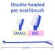 thumbnail image 5 of Cepillo de dientes para mascotas, limpieza bucal, limpiador de dientes grande y pequeño para gatos y perros, higiene dental, cepillado, suministros para mascotas, marco de metal portátil, 5 of 8