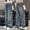 Blue, variant on Dpytoraw Baggy Jeans for Girls, Wide Leg Elastic Waist Multiple Pockets Cargo Denim Trousers Blue Size 5-6 Years