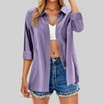 thumbnail image 2 of Womens Summer Tops, Women'S Tops, Trendy Women Shirts - Stylish Long Sleeve Cardigans with Lace Detailing for Everyday and Wear - Versatile Fashion Blouses for Spring and Autumn, 2 of 5