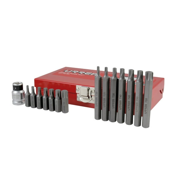 Juego De Puntas Torx Hexágono 3/8' Adpatador 1/2' Urrea J2315