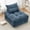 Navy, variant on BEHOST 86" Large Futon Sofa Bed for Adults, 3-in-1 Convertible Folding  Chair Bed Sleeper Chair, Dark Gray