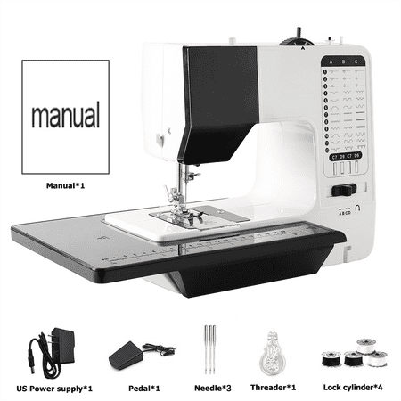 BuyWeek Sewing Machine 12 Stitches Mini Sewing Machine for Beginners and Kids Portable Electric Sewing