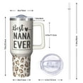 thumbnail image 2 of Best Nana Gift from Granddaughter Grandson! 40oz Insulated Tumbler for Grandma - Birthday Christmas Mothers Day Travel Cup with Straw & Lid for Iced Coffee Tea, Perfect Present Idea, 2 of 5
