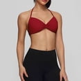 thumbnail image 5 of Bixock Sports Bras for Women Solid Color Neck Style Fast Drying Breathable Fabric Removable Padding Adjustable Straps Support for Fitness Exercise Bra, 5 of 5