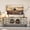 Antique Natural-Without Fireplace, variant on Hemvt 58" Fireplace TV Stand for 65 Inch TV, Entertainment Center with Storage, Faux Stone Media Console for Living Room, Cherry