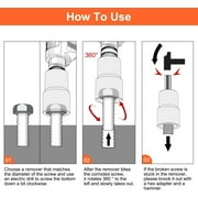THINKWORK TW6009 Twist Socket 4 in Socket Size, 1/2 in Drive Size, Deep, 5 Piece