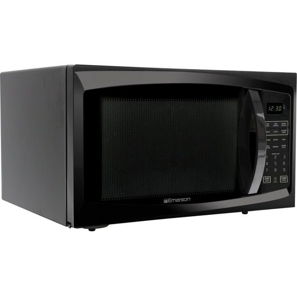 Restored Emerson 1.6 cu ft 1100Watt Microwave Oven, Black (Refurbished