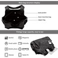 thumbnail image 5 of Sunyuer Vintage Hobo Bag for Women - Large Capacity Crossbody Shoulder Handbag with Multi Pockets, 3-Way Carry, Adjustable Strap, 5 of 7