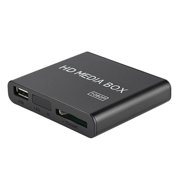 Media Player, Durable Connect USB MMC RMVB MP3 AVI MKV Video Player, Video Player Easy To Install 1080P Media Player, Play Game For Home