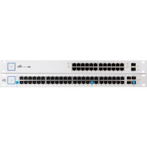 Optic Stitch - Ubiquiti Managed Gigabit Switch with SFP - 48 Ports - 4 x Expansion Slots - 10/100/1000Base-TX, 1000Base-X, 10GBase-X - Modular - 48 x Network, 2 x Expansion Slot, 2 x Expansion Slot - Optic
