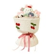 thumbnail image 1 of Plush Bouquet Toy, Soft Material Cartoon Fine Texture Stuffed Plush Flower Cute  For Birthday, 1 of 8