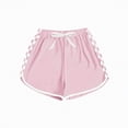 thumbnail image 5 of HCNTES Toddler Girls Summer Clothes 2Pcs Checkerboard Top and Shorts Set for Beach, 5 of 6