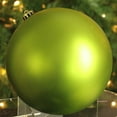 thumbnail image 3 of Kiwi Green Matte Shatterproof Christmas Ball Ornament 10" (250mm), 3 of 3