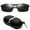 Black+Red Leg, variant on Polarized Sunglasses for Cycling Men Baseball Glasses, Three-Dimensional Cutting Blue Lens