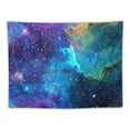 thumbnail image 5 of Shiartex  Galaxy Tapestry for Bedroom Aesthetic Space Blue Night Starry Sky Stars Universe Tapestry Mysterious Nebula Wall Hanging Backdrop Room Decor for Bedroom Living Room 40x30inch, 5 of 6