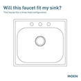 thumbnail image 2 of MOEN FAUCET KIT 1H CHR LL (Pack of 1), 2 of 6