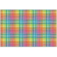 thumbnail image 2 of Crayola Multi Plaid 3'3" x 5' Multicolor Area Rug by Well Woven, 2 of 7