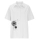 thumbnail image 4 of Mujeres Impreso Manga Corta Botón Suelto Turndown Collar Camisa Blusa Sólida Tops OAVQHLG3B Store lin121212, 4 of 5