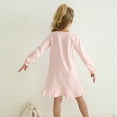 thumbnail image 2 of Girls Nightdress Toddler Summer Pajama Sleepwear Long Sleeve Dresses Girls 3-14 Years, 2 of 4