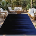 thumbnail image 2 of Navy Blue Black Ombre Outdoor Rug for Patio/Deck/Porch, Non-Slip Large Area Rug 5 x 8 Ft, Modern Abstract Striped Gradient Indoor Outdoor Rugs Washable Area Rugs, Reversible Camping Rug Carpet Runner, 2 of 8