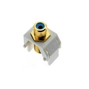 On-Q Pass And Seymour Blue RCA To F-Connector Light Almond M20 White