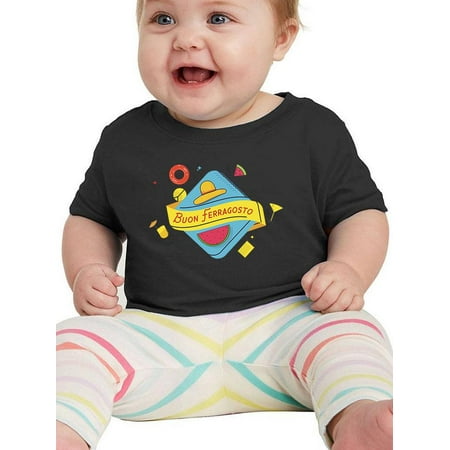 

Buon Ferragosto Cocktails T-Shirt Infant -Image by Shutterstock 12 Months