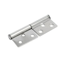 Uxcell 2.5-inch Length Stainless Steel Lift off Detachable Flag Hinge Silver Tone 1Pc