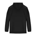 thumbnail image 4 of AnuYalue Mens Pullover Casual Long Sleeve Hooded Sweatshirt Drawstring Solid Color Pullovers Comfort Outdoor Athletic Sweaters, 4 of 5