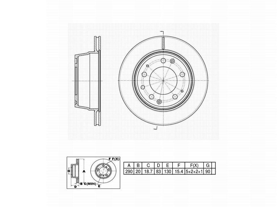 Winstop Brake Rotor, Rear WS243014, Porsche 911 1983-1975