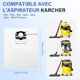 thumbnail image 4 of Paquete de 12 bolsas de filtro KFI 487 para aspiradoras, compatibles con Karcher WD4, WD5, WD6, MV4, MV5, MV6, WD4.000 ... WD5.999, 2.863-006.0, 4 of 5