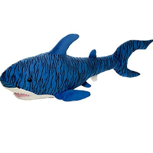 Fiesta Toys Blue Tiger Shark Plush Stuffed Animal Toy 27