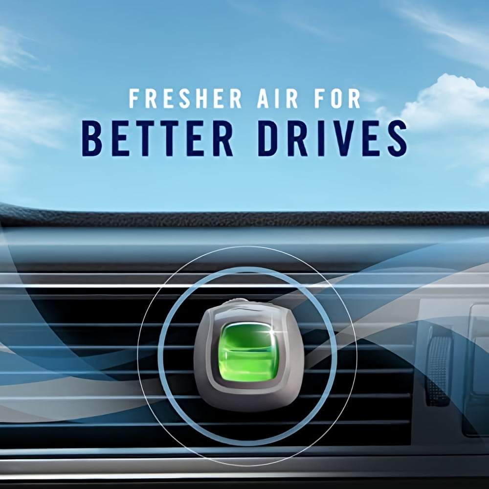 Febreze Car Vent Clip Linen & Sky Air Freshener (Pack of 20)