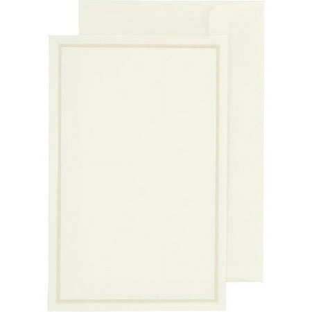 Wilton Simplistic Ivory Wedding Invitation Set, 25 Count