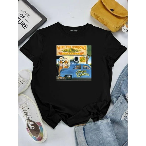Allman Brothers Wipe the Windows Classic Rock Album Cover Art Unisex tee V51017, for men & women, up to size 5XL