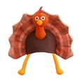 thumbnail image 1 of Sombrero de pavo, sombrero de Acción de Gracias, dibujos animados, novedad, accesorios de fotografía, decoración, sombreros de pollo para juegos de Sunnimix Sombrero de pavo, 1 of 8