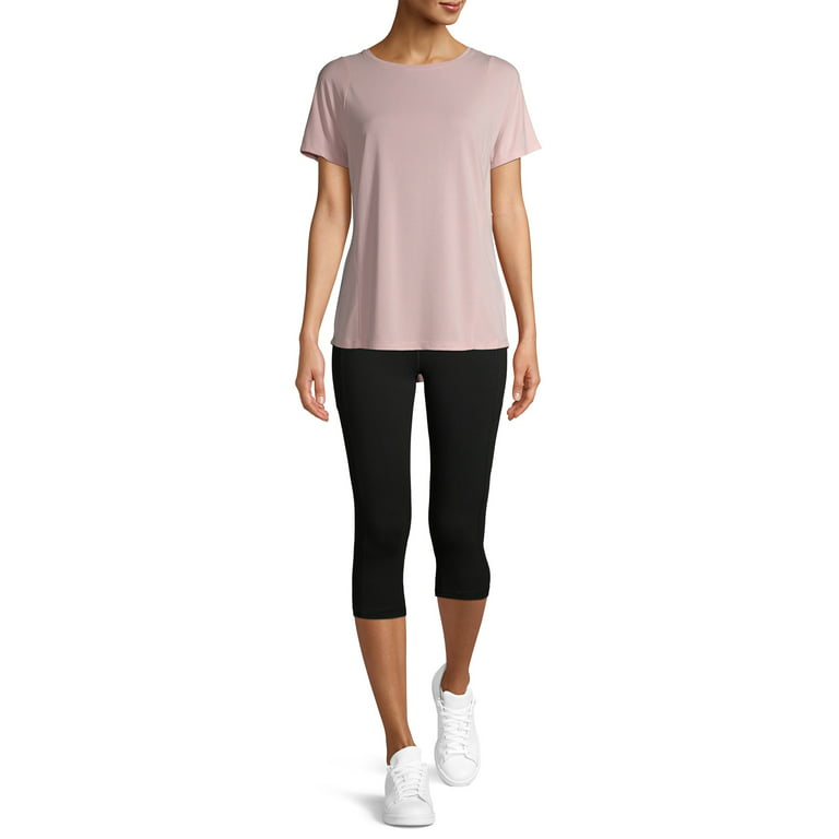 Athletic Works Women's Capris with Side Pockets 