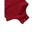 thumbnail image 4 of FOCUSNORM Combinaison à Bretelles Col en V pour Filles Tout-Petits + Pantalon Évasé, 4 of 5