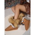 thumbnail image 5 of Women's Fashionable Fur & Leather Integrated Snow Boots, 5 of 5