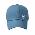 thumbnail image 2 of Hot Sales Under $5 Blue Trucker Hat GIJNRIUIUA Heart Embroidered Baseball Cap Distressed Adjustable Hat for Women Profile Dad Hats Unisex Cotton Cap Bucket Hats, 2 of 5