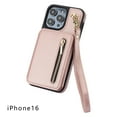 thumbnail image 4 of PU Leather Flip Phone with Hand Strap and Card Slots for 15 Featuring Detachable Crossbody Lanyard, 4 of 8