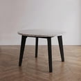 thumbnail image 4 of Furniture of America Dorth 45" Round Indoor Dining Table, Black and White, 4 of 7