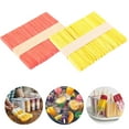 thumbnail image 4 of Hesxuno 50Pcs Colored Popsicle Sticks for Crafts, Colored Wooden Craft Sticks, Ice Cream Sticks, Rainbow Popsicle Sticks, Great for DIY Craft Creative Designs and Children Education 3.6 Inch, 4 of 5