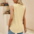 thumbnail image 4 of Idoravan Tank Tops for Women Casual Fashion Women Knitted V-Neck Ladies Solid SlimTank Top, 4 of 4