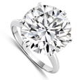 thumbnail image 3 of Pompeii Certified 10.74Ct Diamond Solitaire Engagement Ring White Gold Lab Grown (H,VS1), 3 of 7