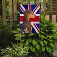 thumbnail image 2 of Doberman Natural Ears with English Union Jack British Flag Garden Flag, 2 of 2