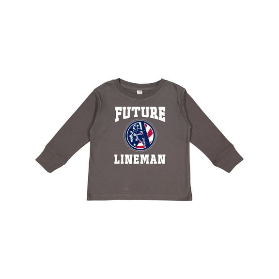 Inktastic Future Lineman Boys Long Sleeve Toddler T-Shirt