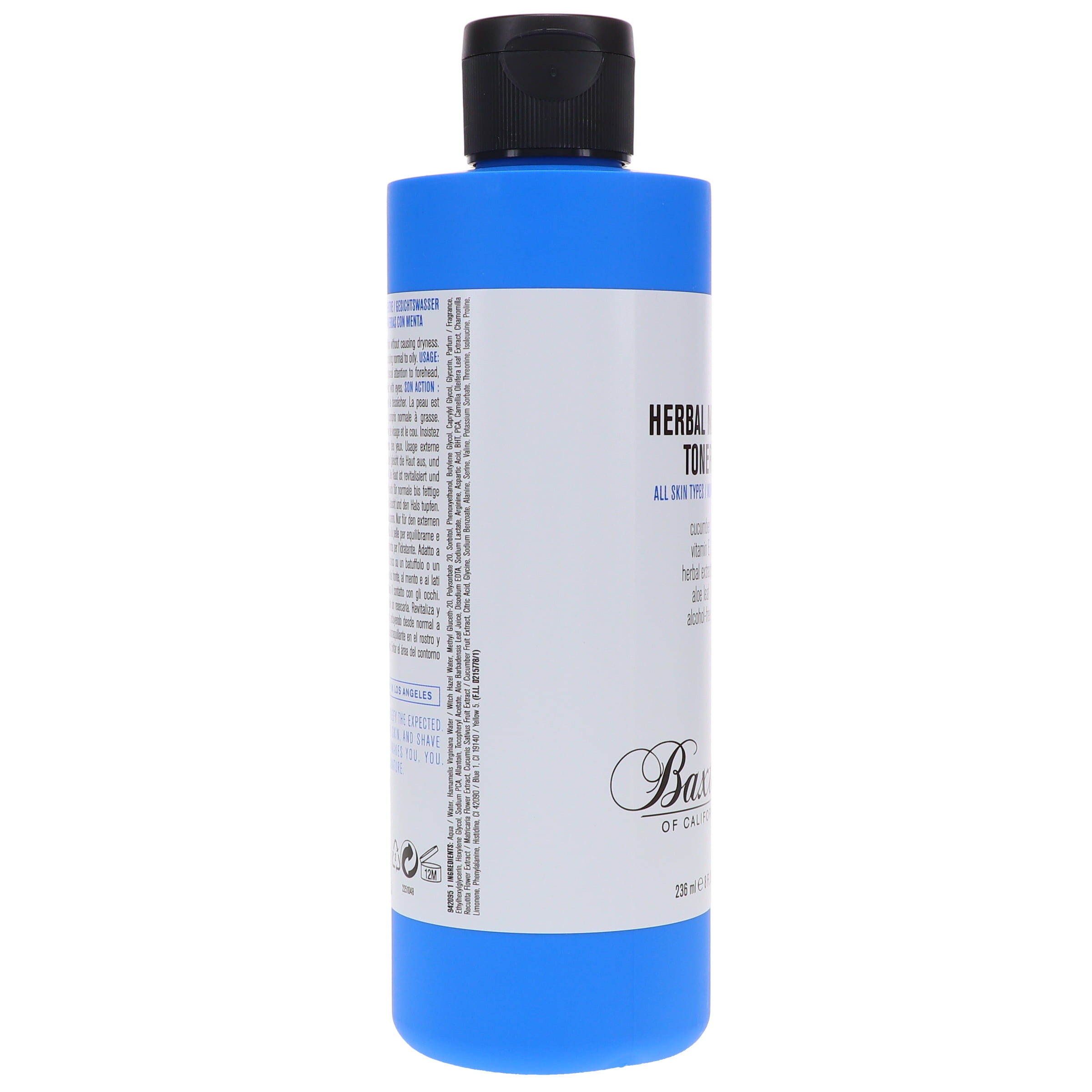 Baxter of California Herbal Mint Toner 8 oz
