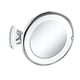 thumbnail image 3 of Espejo de maquillaje LED redondo con aumento de 10x y ventosa, rotación de 360 grados, iluminación., 3 of 13